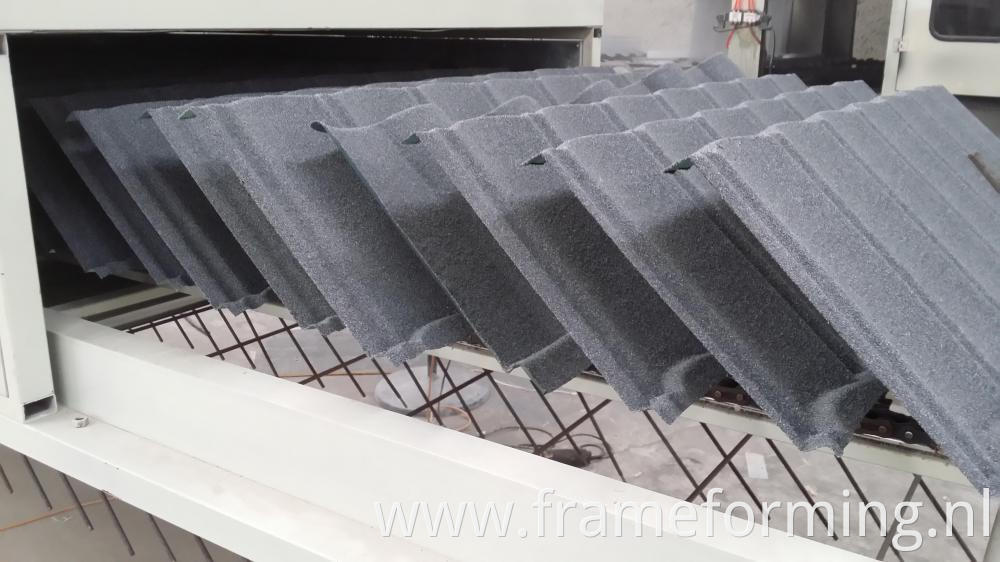 Stone Coated Roof Production Line for Stone Coated Steel Roofs Product Line